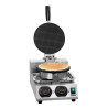 Piastra per waffle cono in acciaio inossidabile - 1000 W - Bartscher