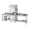 Lavastoviglie a capote DS 500 SR Bartscher robusto in acciaio inox - Prestazioni professionali