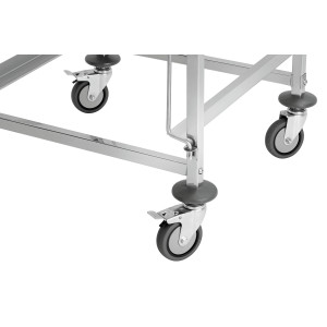Carrello con cestelli di lavaggio ASP700 Bartscher: Stoccaggio professionale efficiente.