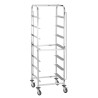 Carrello con cestelli di lavaggio ASP700 Bartscher: Stoccaggio professionale efficiente.