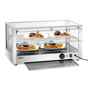 Vetrina riscaldata Bartscher 6200 2EK - Mantiene la temperatura fino a 90°C