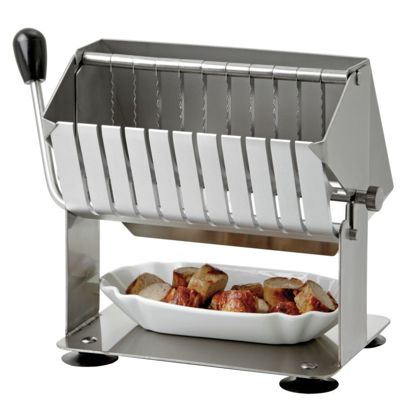 Affettatrice per salsicce Bartscher 10M1750M in acciaio inox - Taglio professionale Affettatrice per salsicce Bartscher 10M1750M in acciaio inox - Taglio professionale
