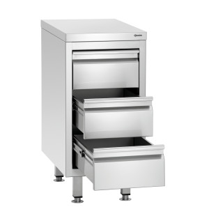 Cassetto a tre cassetti 700S3 Bartscher: Pratico e robusto