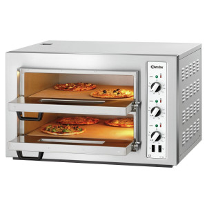 Forno pizza NT 502 Bartscher: Forno professionale doppio per 8 pizze