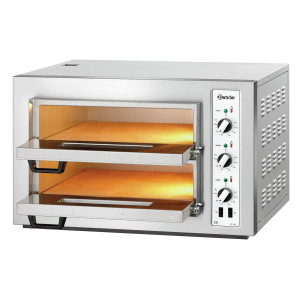 Forno pizza NT 502 Bartscher: Forno professionale doppio per 8 pizze