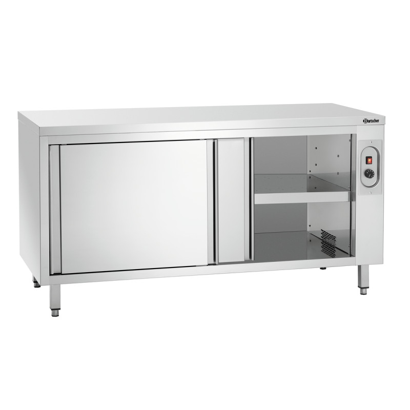 Armadio riscaldante 700 Bartscher: Mobile basso in acciaio inox professionale Armadio riscaldante 700 Bartscher: Mobile basso in acciaio inox professionale
