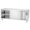 Armadio riscaldante in acciaio inox professionale - dimensioni 2000mm