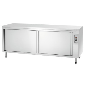 Armadio riscaldante in acciaio inox professionale - dimensioni 2000mm