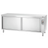 Armadio riscaldante in acciaio inox professionale - dimensioni 2000mm