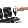 Gaufriera professionale Bartscher con 2 vasche - Cottura rapida e croccante