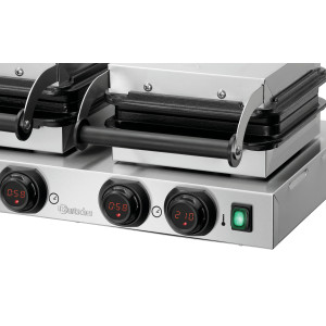 Gaufriera professionale Bartscher con 2 vasche - Cottura rapida e croccante