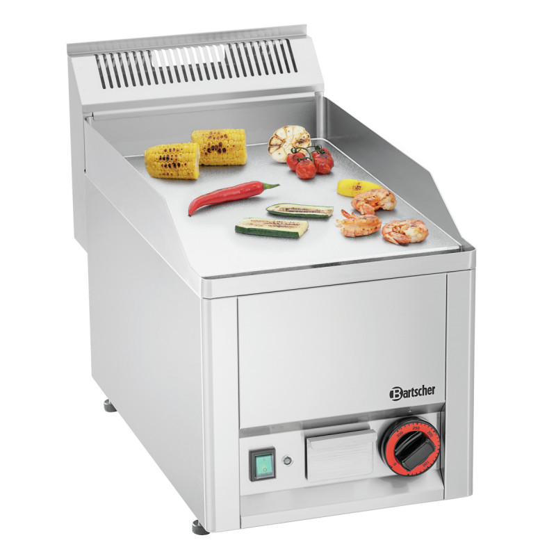 Piastra GPL 320E-G Bartscher: Piastra liscia cromata e potenza 3000W Piastra GPL 320E-G Bartscher: Piastra liscia cromata e potenza 3000W