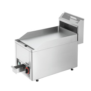 Piastra GPL 320E-G Bartscher: Piastra liscia cromata e potenza 3000W