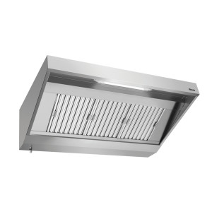 Cappa a parete professionale 900, L1600 Bartscher inox AISI