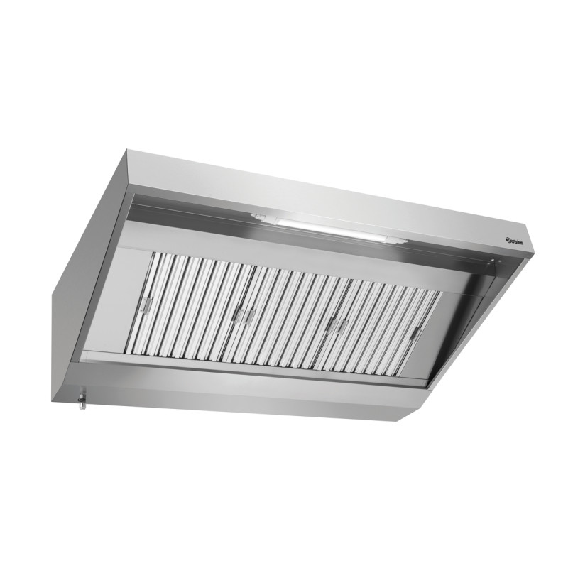Cappa a parete professionale 900, L1600 Bartscher inox AISI
