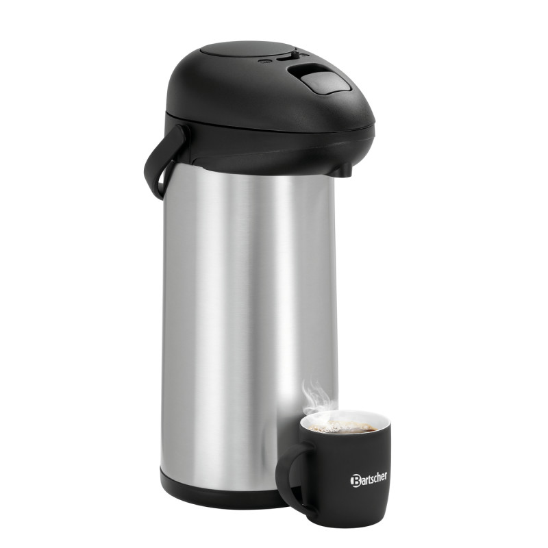 Thermos a pompa 5L Bartscher - Conservazione ottimale, ideale per professionisti. Thermos a pompa 5L Bartscher - Conservazione ottimale, ideale per professionisti.