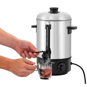 Distributore di acqua calda 6L Bartscher in acciaio inox, temperatura regolabile