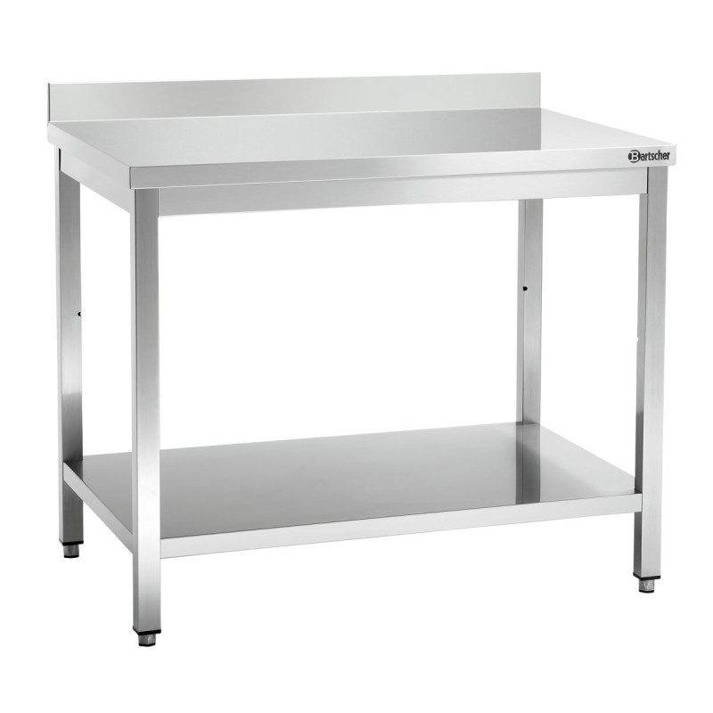 Tavolo da lavoro in acciaio inox L1000, AD, Bartscher | Spazioso e robusto Tavolo da lavoro in acciaio inox L1000, AD, Bartscher | Spazioso e robusto