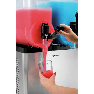 Macchina per granite professionale 2120 Bartscher - 2 serbatoi in acciaio inox