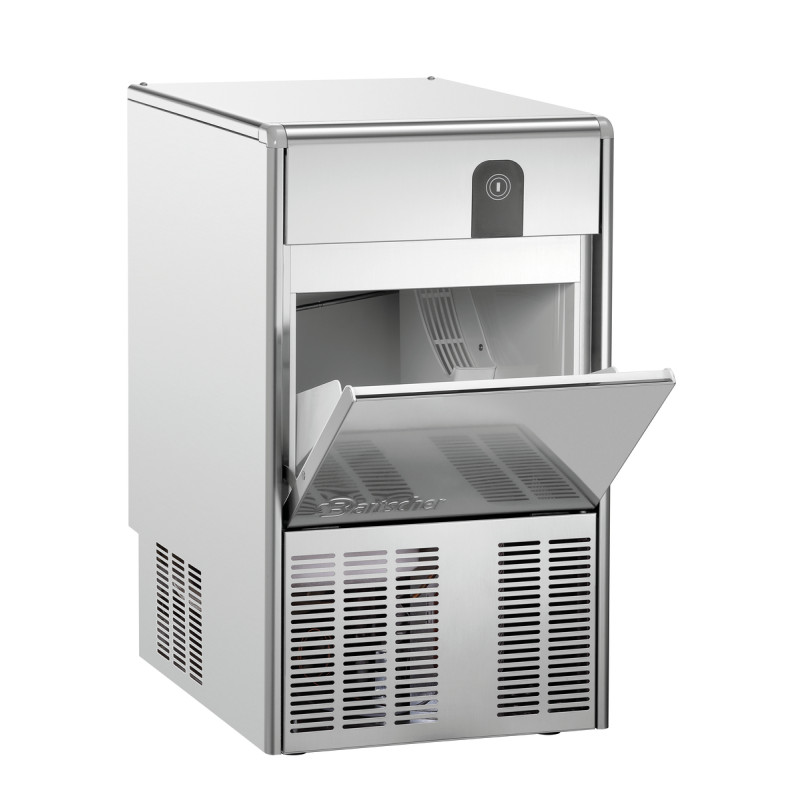 Macchina per ghiaccio professionale Bartscher Q 26: produzione efficiente e design elegante. Macchina per ghiaccio professionale Bartscher Q 26: produzione efficiente e design elegante.