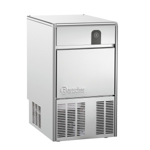 Macchina per ghiaccio professionale Bartscher Q 26: produzione efficiente e design elegante.