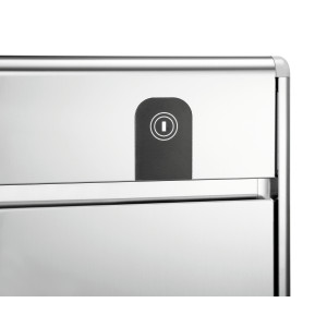 Macchina per ghiaccio professionale Bartscher Q 26: produzione efficiente e design elegante.