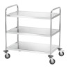 Carrello di servizio TS301 Bartscher - Trasporto efficace per cucine professionali