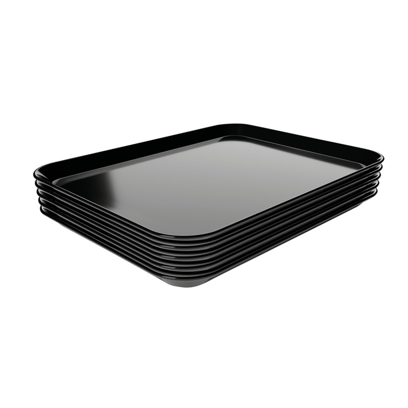 Piatto di presentazione nero in melamina 210x280 mm Bartscher - Eleganza e professionalità in cucina Piatto di presentazione nero in melamina 210x280 mm Bartscher - Eleganza e professionalità in cucina