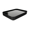 Piatto di presentazione nero in melamina 210x280 mm Bartscher - Eleganza e professionalità in cucina