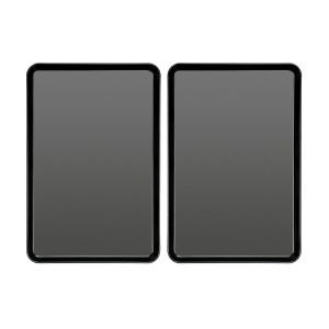 Piatto di presentazione nero in melamina 210x280 mm Bartscher - Eleganza e professionalità in cucina
