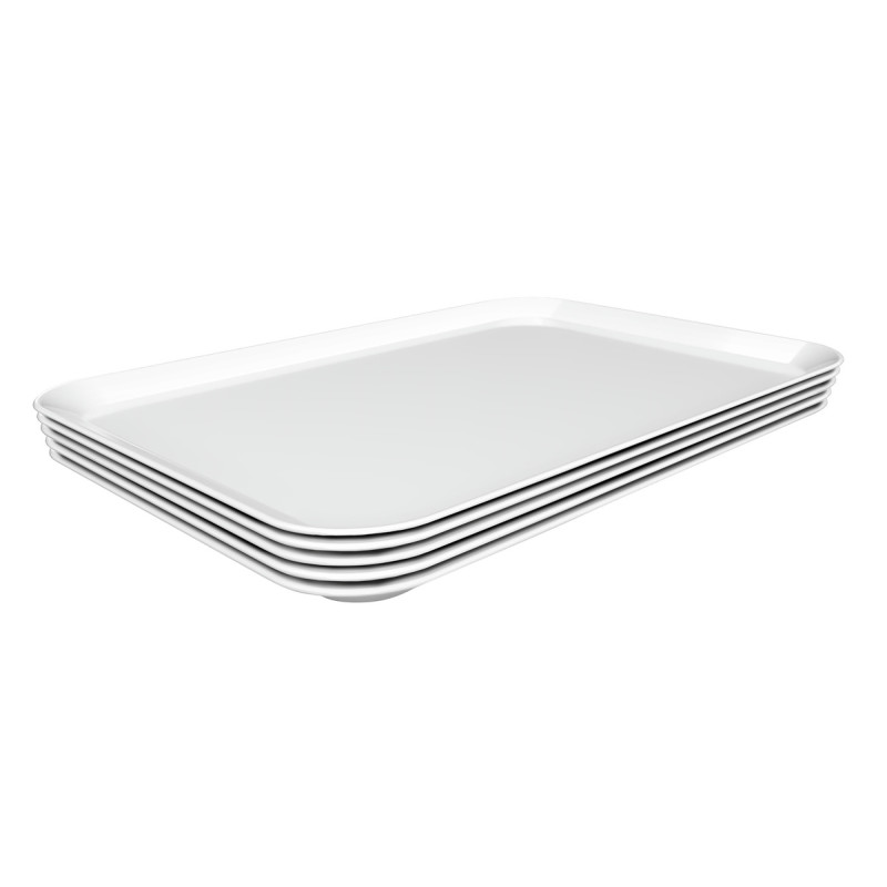 Piatto di presentazione 17W-280x420 in melamina bianca - Bartscher Piatto di presentazione 17W-280x420 in melamina bianca - Bartscher