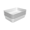 Piatto di presentazione Bartscher 60W-210x280 in melamina bianca