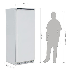 Armadio Frigorifero Positivo Bianco - 600 L