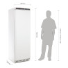 Armadio Frigorifero Positivo Bianco - 400 L