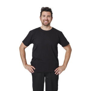 Maglietta Unisex Nera - Taglia XL - FourniResto - Fourniresto