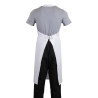 Grembiule Bavaglino Bianco - Taglia XL 915 X 1066 mm - Abbigliamento da chef bianco - Fourniresto
