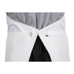 Grembiule Bavaglino Bianco - Taglia XL 915 X 1066 mm - Abbigliamento da chef bianco - Fourniresto