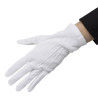 Guanti da servizio bianchi per uomo - Taglia L/XL - FourniResto - Fourniresto