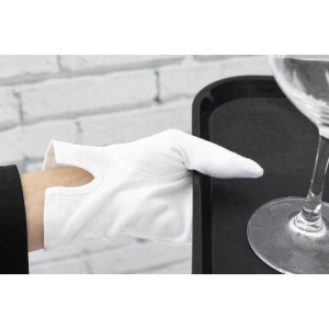 Guanti da servizio bianchi per uomo - Taglia L/XL - FourniResto - Fourniresto