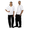 Pantaloni da cucina unisex neri Vegas - Taglia L - Whites Chefs Clothing