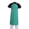 Grembiule Bavaglia Impermeabile Molto Resistente Verde 1070 X 910 Mm - Abbigliamento per Chef Whites - Fourniresto