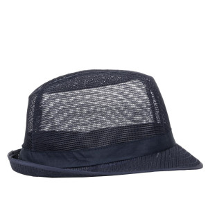 Cappello Trilby Blu Navy con Rete - Taglia S 550 mm - FourniResto - Fourniresto