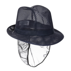 Cappello Trilby Blu Navy con Rete - Taglia S 550 mm - FourniResto - Fourniresto