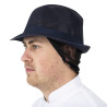 Cappello Trilby Blu Navy con Rete - Taglia S 550 mm - FourniResto - Fourniresto