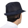 Cappello Trilby Blu Navy con Rete - Taglia S 550 mm - FourniResto - Fourniresto