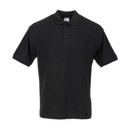 Polo Misto Nero - Taglia M - FourniResto - Fourniresto