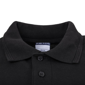 Polo Misto Nero - Taglia M - FourniResto - Fourniresto