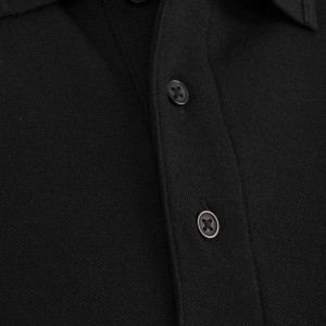 Polo Misto Nero - Taglia M - FourniResto - Fourniresto