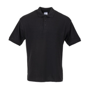 Polo Misto Nero - Taglia XL - FourniResto - Fourniresto