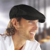 Cappellino nero alla moda con fascia interna assorbente - Taglia L/XL - Chef Works - Fourniresto